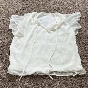 Elegant White Women's Top